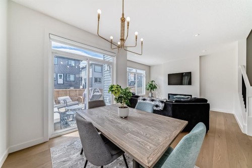 35 Waterford Manor, Chestermere, AB - Indoor Photo Showing Dining Room