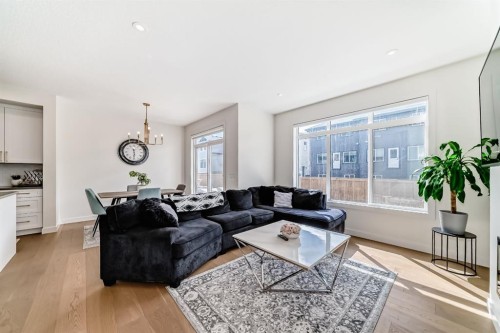 35 Waterford Manor, Chestermere, AB - Indoor Photo Showing Living Room