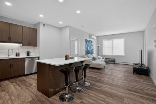 301-55 Wolf Hollow Crescent Se, Calgary, AB - Indoor Photo Showing Kitchen