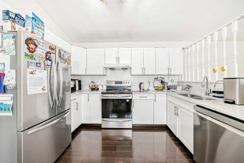 38 San Diego Way Ne, Calgary, AB - Indoor Photo Showing Kitchen With Double Sink