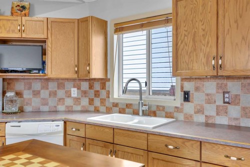 189 Applemead Close Se, Calgary, AB - Indoor Photo Showing Kitchen With Double Sink