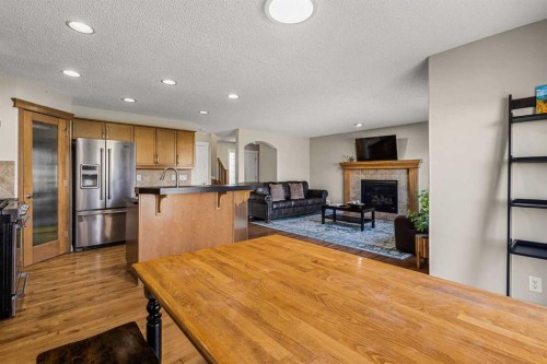 92 Covehaven Terrace Ne, Calgary, AB - Indoor Photo Showing Other Room With Fireplace