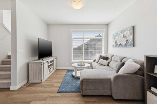 71 Sage Meadows Circle Nw, Calgary, AB - Indoor Photo Showing Living Room