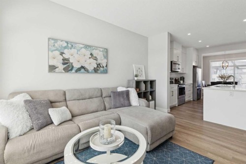71 Sage Meadows Circle Nw, Calgary, AB - Indoor Photo Showing Living Room
