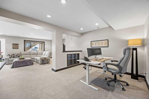 3 Tremblant Point Sw, Calgary, AB - Indoor Photo Showing Office