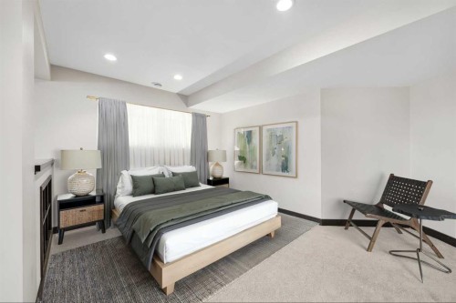 3 Tremblant Point Sw, Calgary, AB - Indoor Photo Showing Bedroom