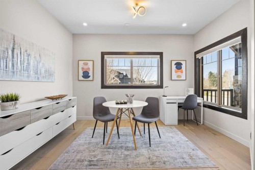 3 Tremblant Point Sw, Calgary, AB - Indoor Photo Showing Dining Room