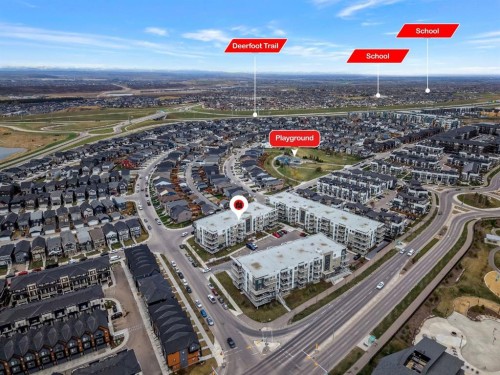 3201-220 Seton Grove Se, Calgary, AB - Outdoor With View