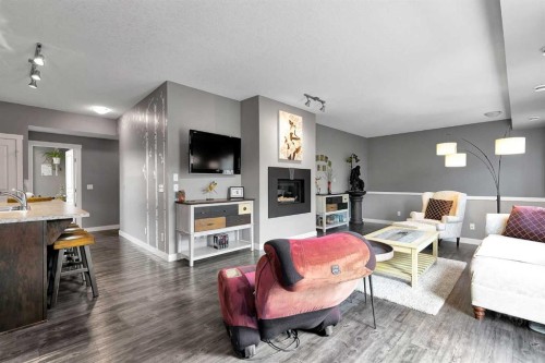 410 Cranford Walk Se, Calgary, AB - Indoor Photo Showing Living Room