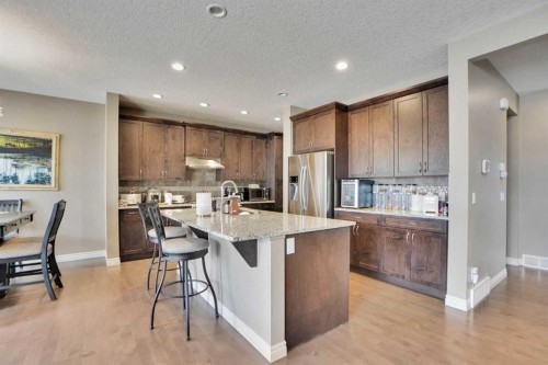 46 Mahogany Passage Se, Calgary, AB - Indoor Photo Showing Kitchen With Stainless Steel Kitchen With Upgraded Kitchen