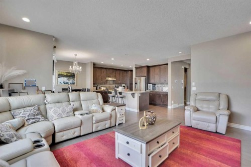 46 Mahogany Passage Se, Calgary, AB - Indoor Photo Showing Living Room