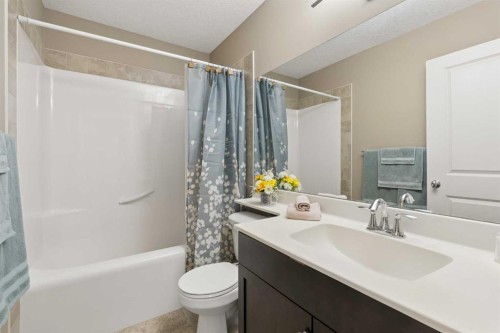 417 Silverado Boulevard Sw, Calgary, AB - Indoor Photo Showing Bathroom