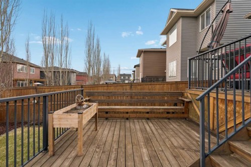 417 Silverado Boulevard Sw, Calgary, AB - Outdoor With Deck Patio Veranda With Exterior