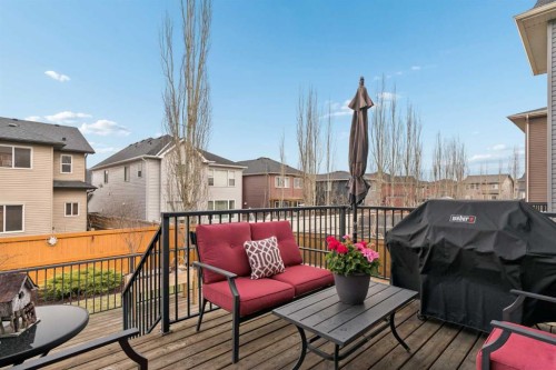 417 Silverado Boulevard Sw, Calgary, AB - Outdoor With Deck Patio Veranda With Exterior