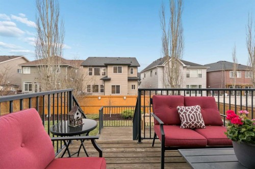 417 Silverado Boulevard Sw, Calgary, AB - Outdoor With Deck Patio Veranda With Exterior