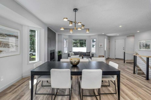 79 Riverview Circle, Cochrane, AB - Indoor Photo Showing Dining Room