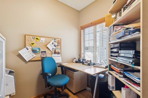 128 Tuscany Vista Crescent Nw, Calgary, AB - Indoor Photo Showing Office