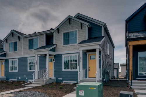 237 Heirloom Way Se, Calgary, AB - Outdoor With Facade