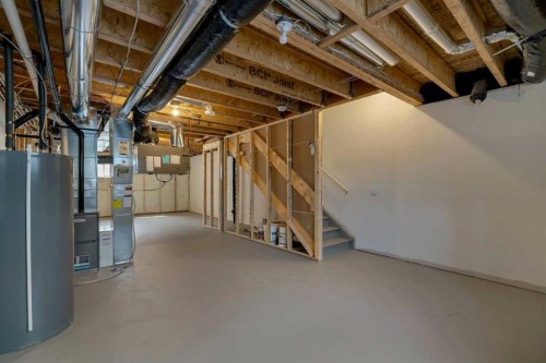 237 Heirloom Way Se, Calgary, AB - Indoor Photo Showing Basement