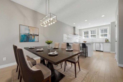 4065 32 Avenue Nw, Calgary, AB - Indoor Photo Showing Dining Room