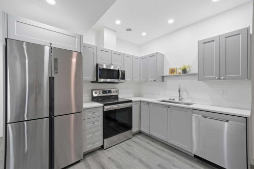 324 Copperhead Way Se, Calgary, AB - Indoor Photo Showing Kitchen With Stainless Steel Kitchen With Upgraded Kitchen