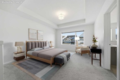 324 Copperhead Way Se, Calgary, AB - Indoor Photo Showing Bedroom