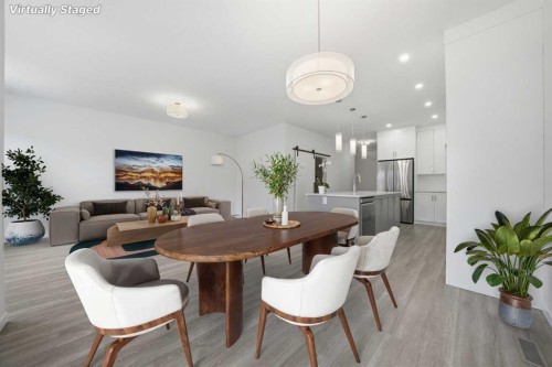 324 Copperhead Way Se, Calgary, AB - Indoor Photo Showing Dining Room