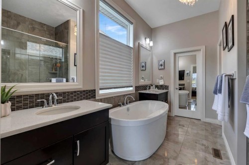 369 Marquis Landing Se, Calgary, AB - Indoor Photo Showing Bathroom