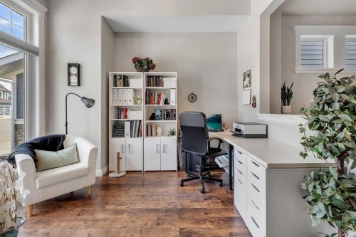 369 Marquis Landing Se, Calgary, AB - Indoor Photo Showing Office