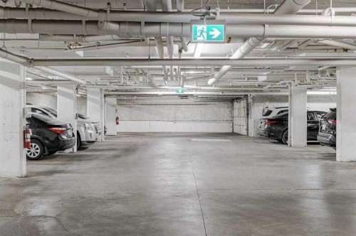 308-730 5 Street Ne, Calgary, AB - Indoor Photo Showing Garage
