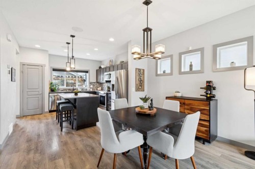 216 Mahogany Grove Se, Calgary, AB - Indoor Photo Showing Dining Room