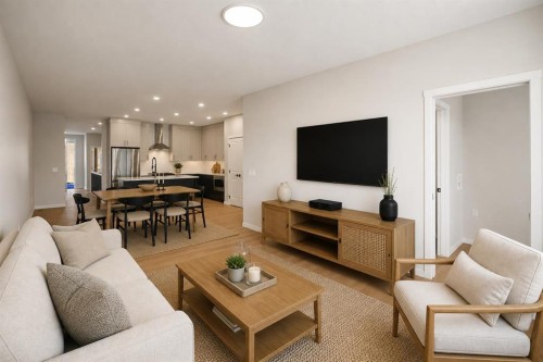 121 5 Avenue Se, High River, AB - Indoor Photo Showing Living Room