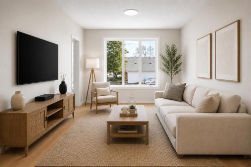 121 5 Avenue Se, High River, AB - Indoor Photo Showing Living Room