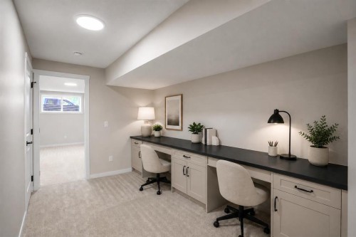 121 5 Avenue Se, High River, AB - Indoor Photo Showing Office
