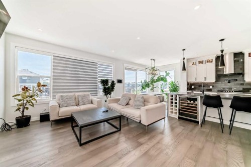 219 Chelsea Park, Chestermere, AB - Indoor Photo Showing Living Room