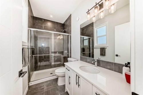 219 Chelsea Park, Chestermere, AB - Indoor Photo Showing Bathroom