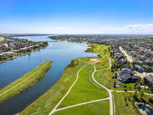 229 Stonemere Bay, Chestermere, AB - Outdoor With Body Of Water With View