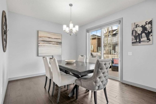 229 Stonemere Bay, Chestermere, AB - Indoor Photo Showing Dining Room