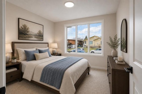 123 5 Avenue Se, High River, AB - Indoor Photo Showing Bedroom