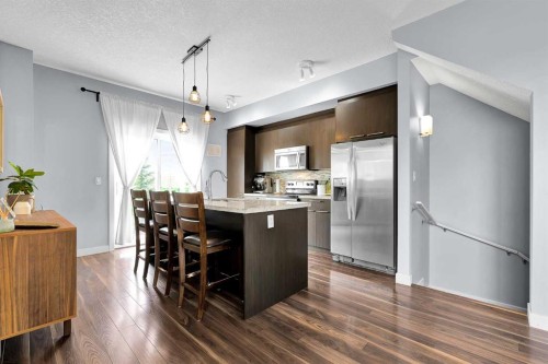 359 Silverado Common Sw, Calgary, AB - Indoor Photo Showing Kitchen With Stainless Steel Kitchen With Upgraded Kitchen