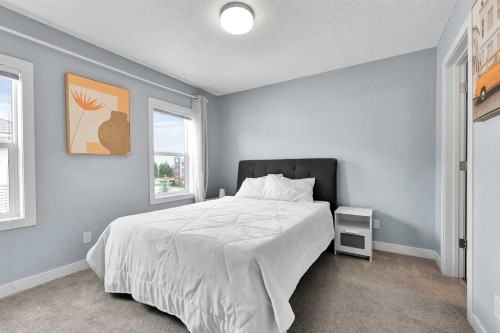 359 Silverado Common Sw, Calgary, AB - Indoor Photo Showing Bedroom
