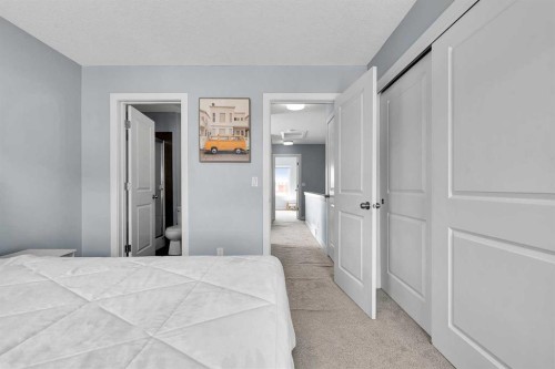 359 Silverado Common Sw, Calgary, AB - Indoor Photo Showing Bedroom