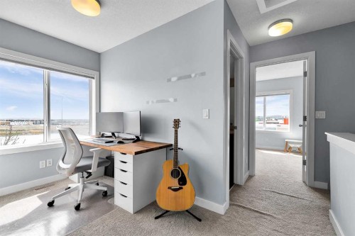 359 Silverado Common Sw, Calgary, AB - Indoor Photo Showing Office