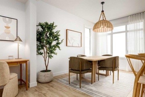349 Cobblestone Gate, Airdrie, AB - Indoor Photo Showing Dining Room