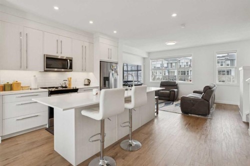 226 Dawson Way, Chestermere, AB - Indoor Photo Showing Kitchen With Upgraded Kitchen