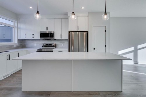 85 Royal Elm Green Nw, Calgary, AB - Indoor Photo Showing Kitchen With Upgraded Kitchen