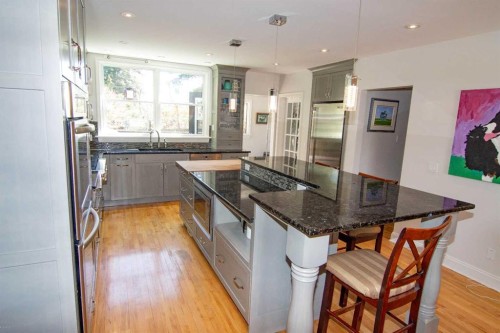 1616 Summer Street Sw, Calgary, AB - Indoor Photo Showing Kitchen With Upgraded Kitchen