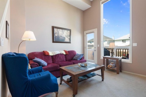 122 Bridlewood Lane Sw, Calgary, AB - Indoor Photo Showing Living Room