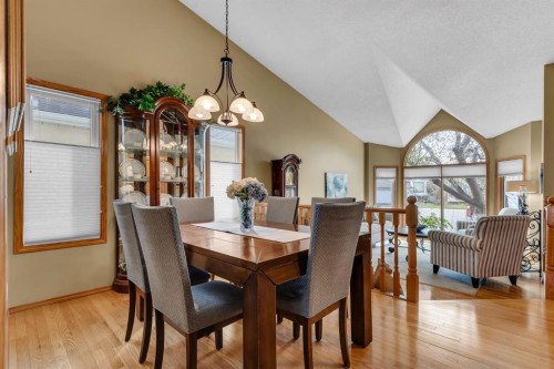 26 Tiller Place Se, Airdrie, AB - Indoor Photo Showing Dining Room