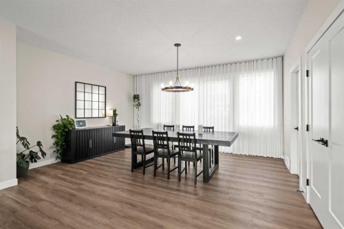 229 Precedence View, Cochrane, AB - Indoor Photo Showing Dining Room